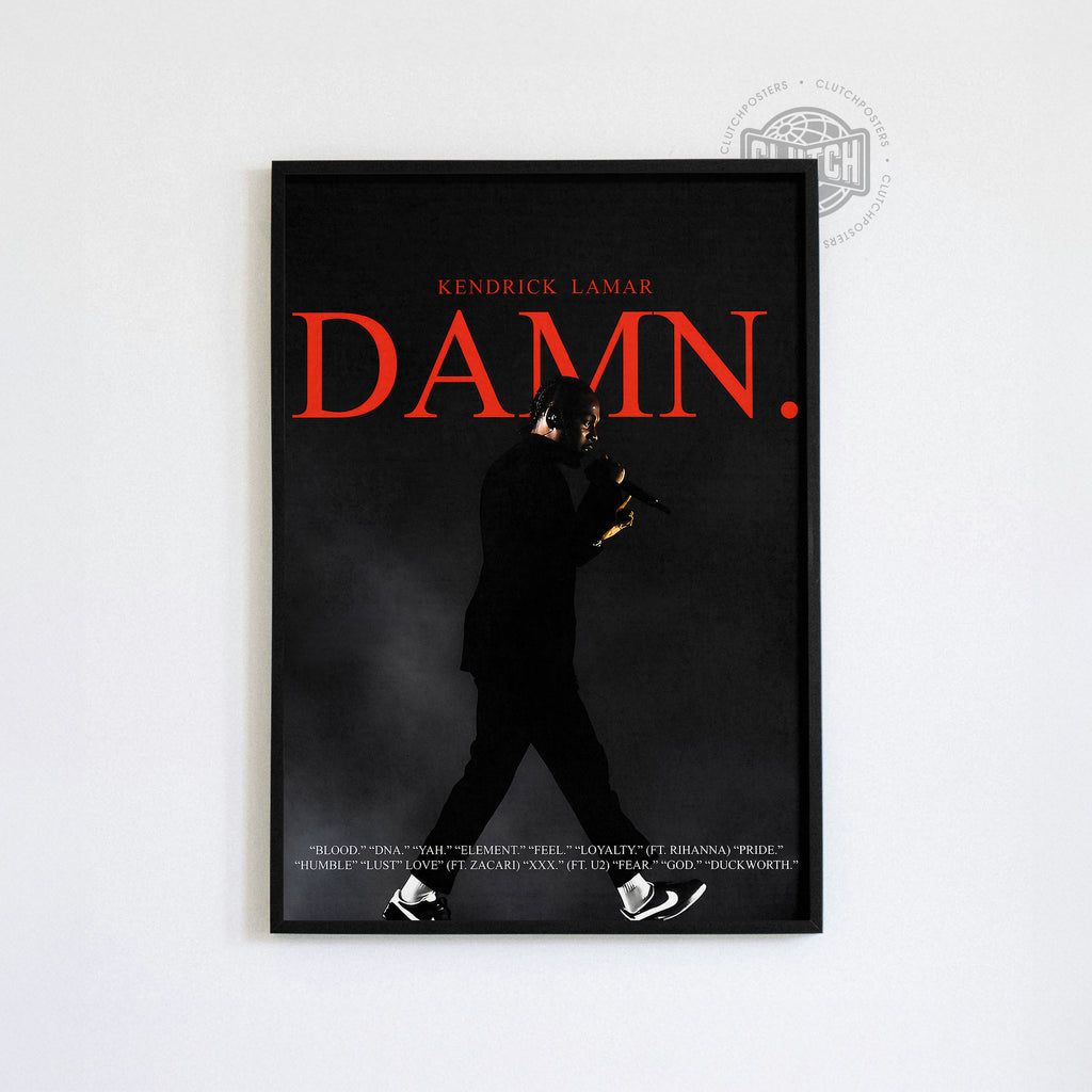 Kendrick Lamar 'DAMN' Poster