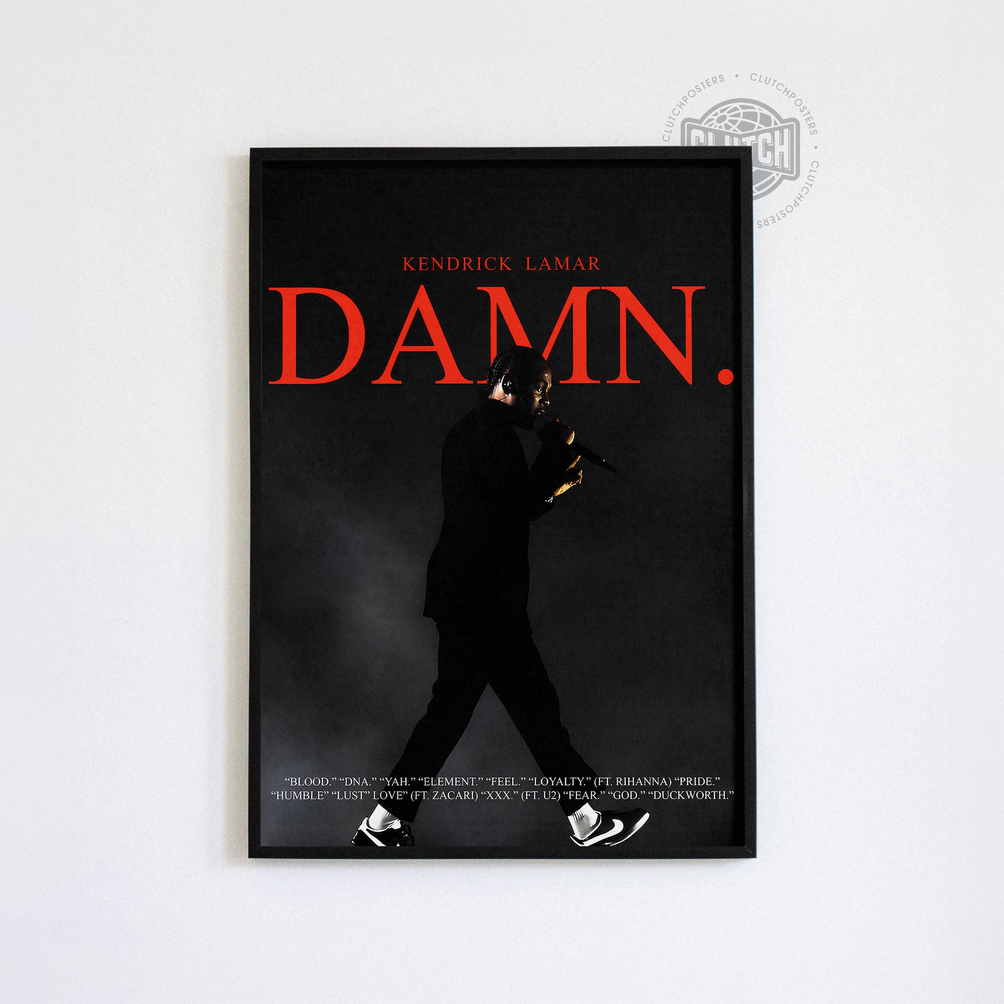 Kendrick Lamar 'DAMN' Poster