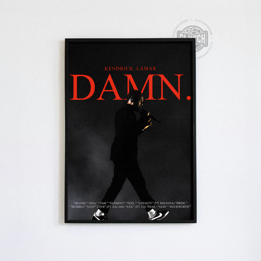 Kendrick Lamar 'DAMN' Poster