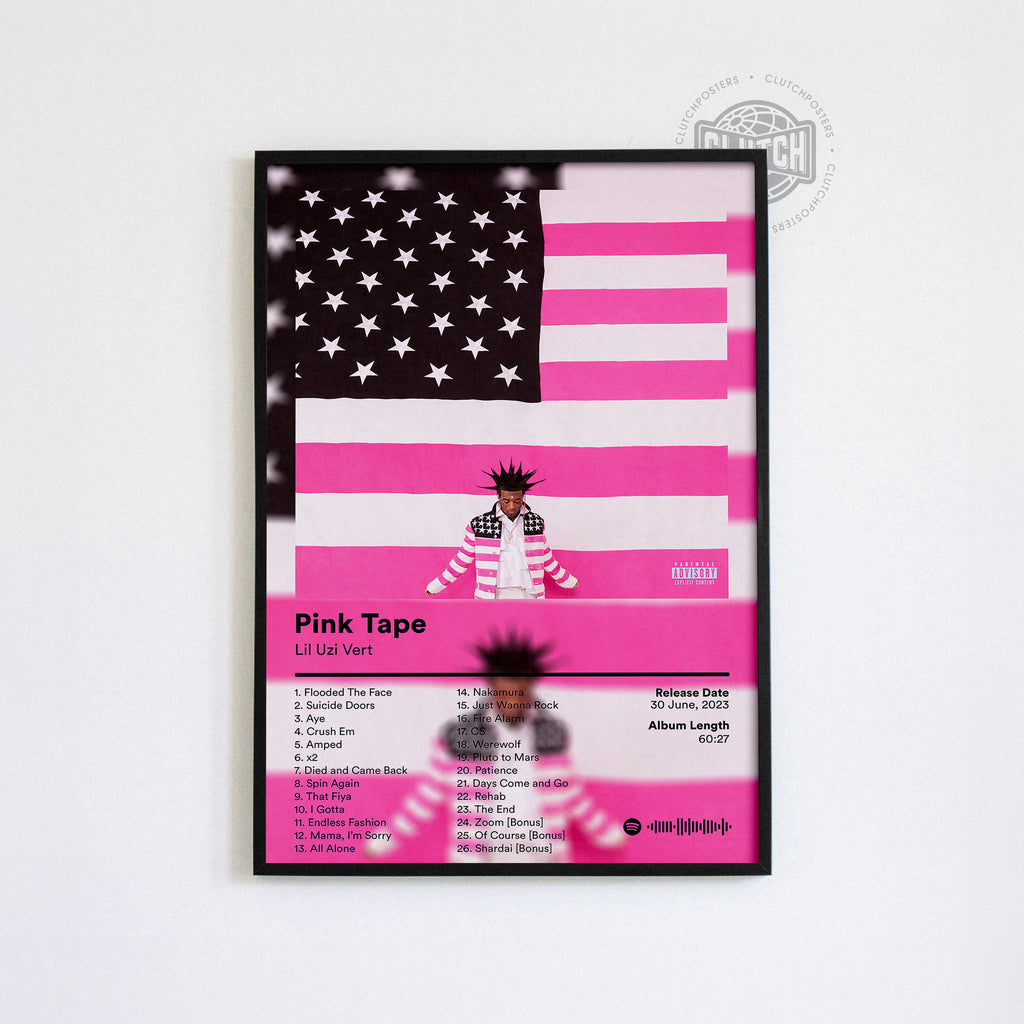 Lil Uzi Vert 'Pink Tape' Album Poster
