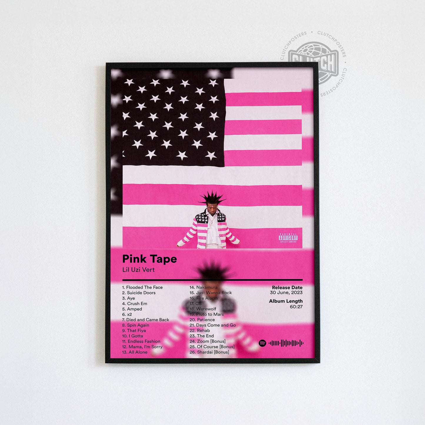 Lil Uzi Vert 'Pink Tape' Album Poster