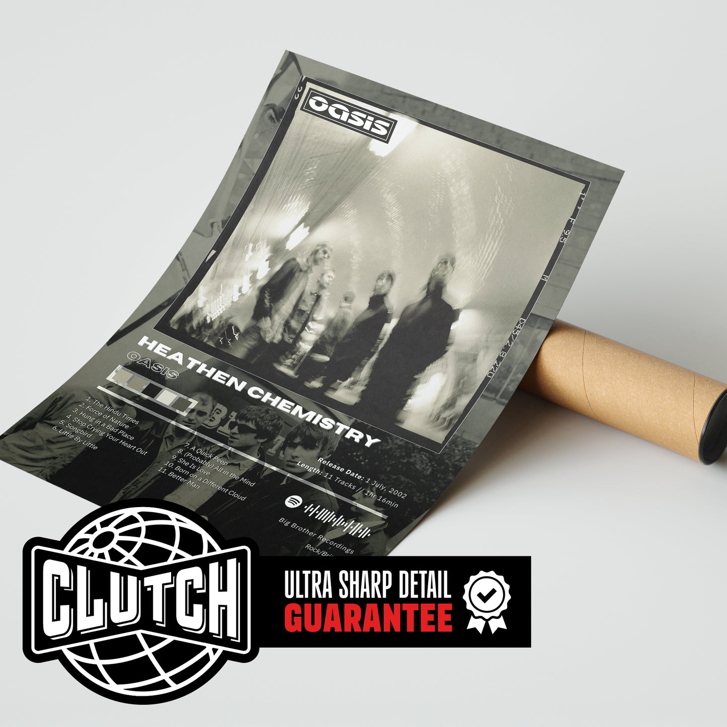 Oasis 'Heathen Chemistry' Album Poster