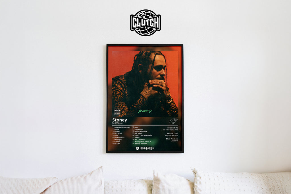 Post Malone 'Stoney' Album Poster