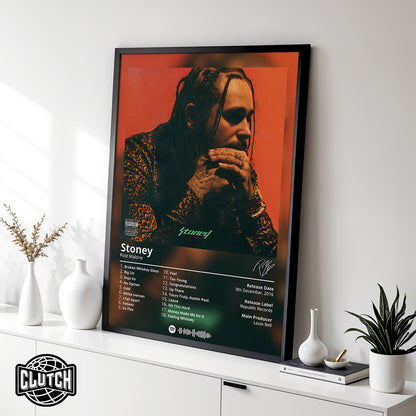 Post Malone 'Stoney' Album Poster