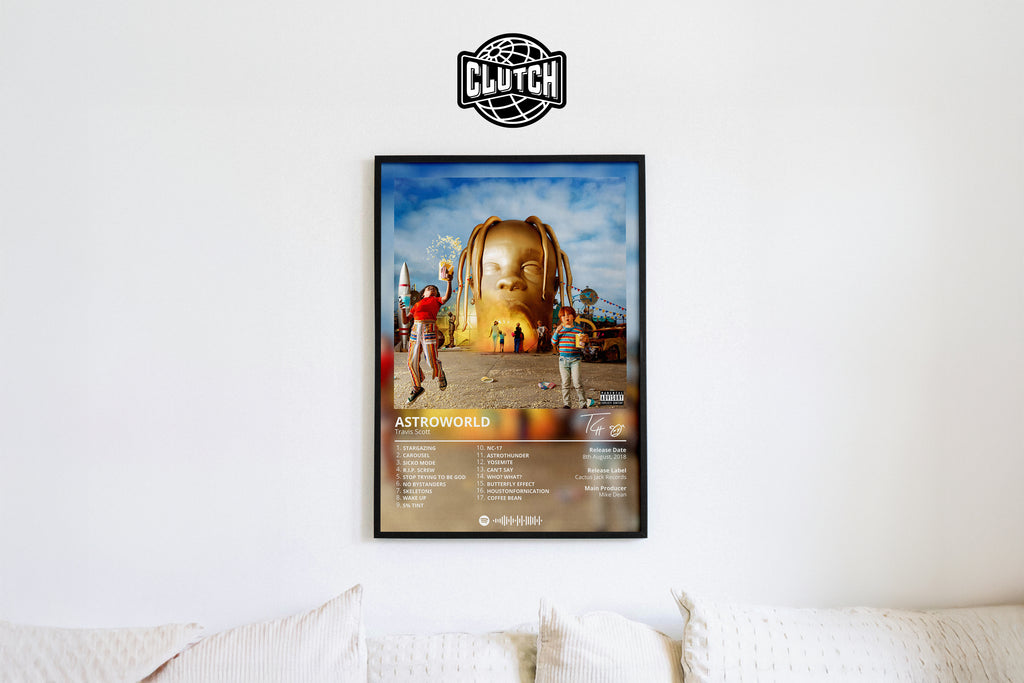 Travis Scott 'Astroworld' Album Poster