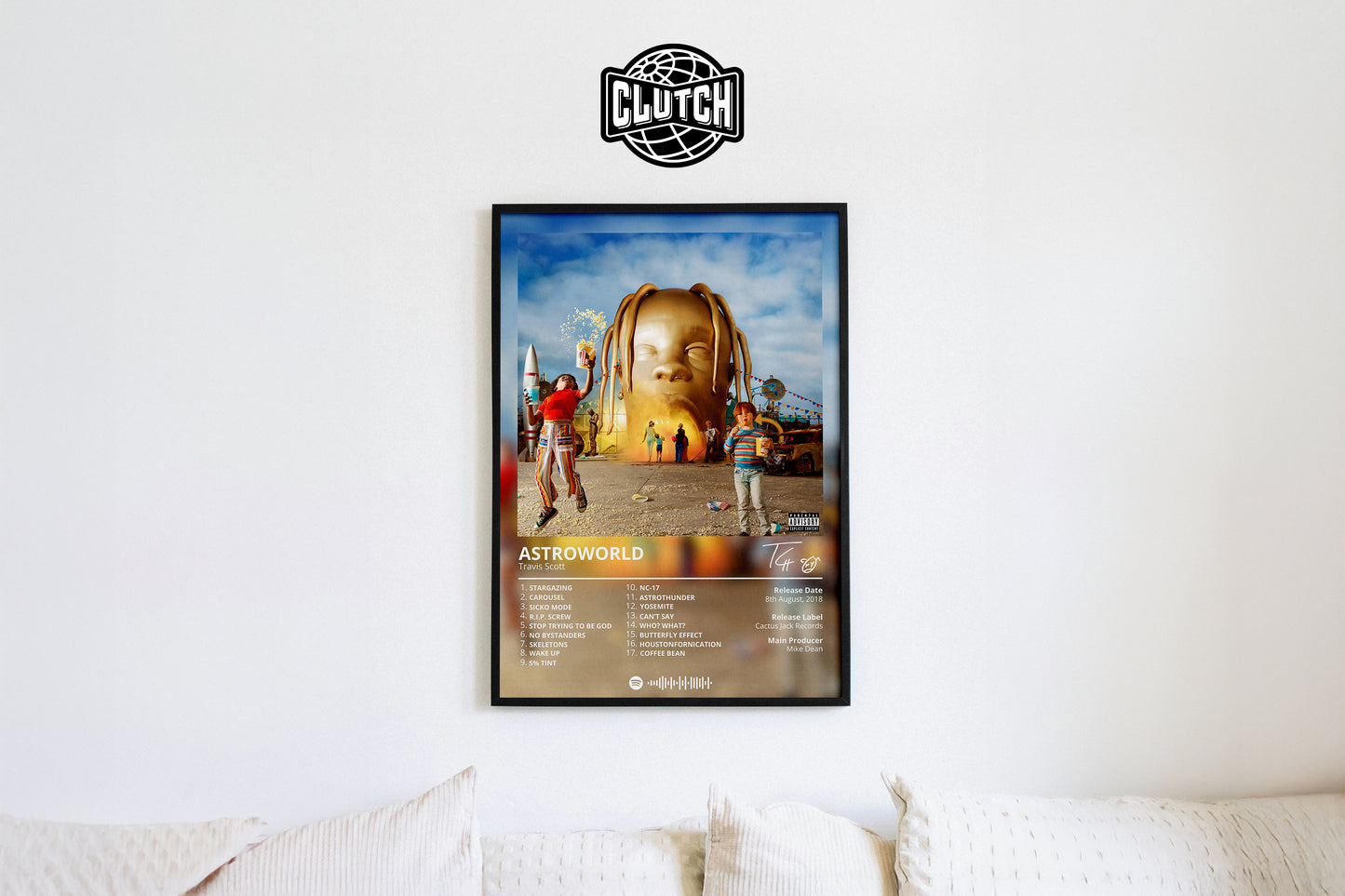 Travis Scott 'Astroworld' Album Poster