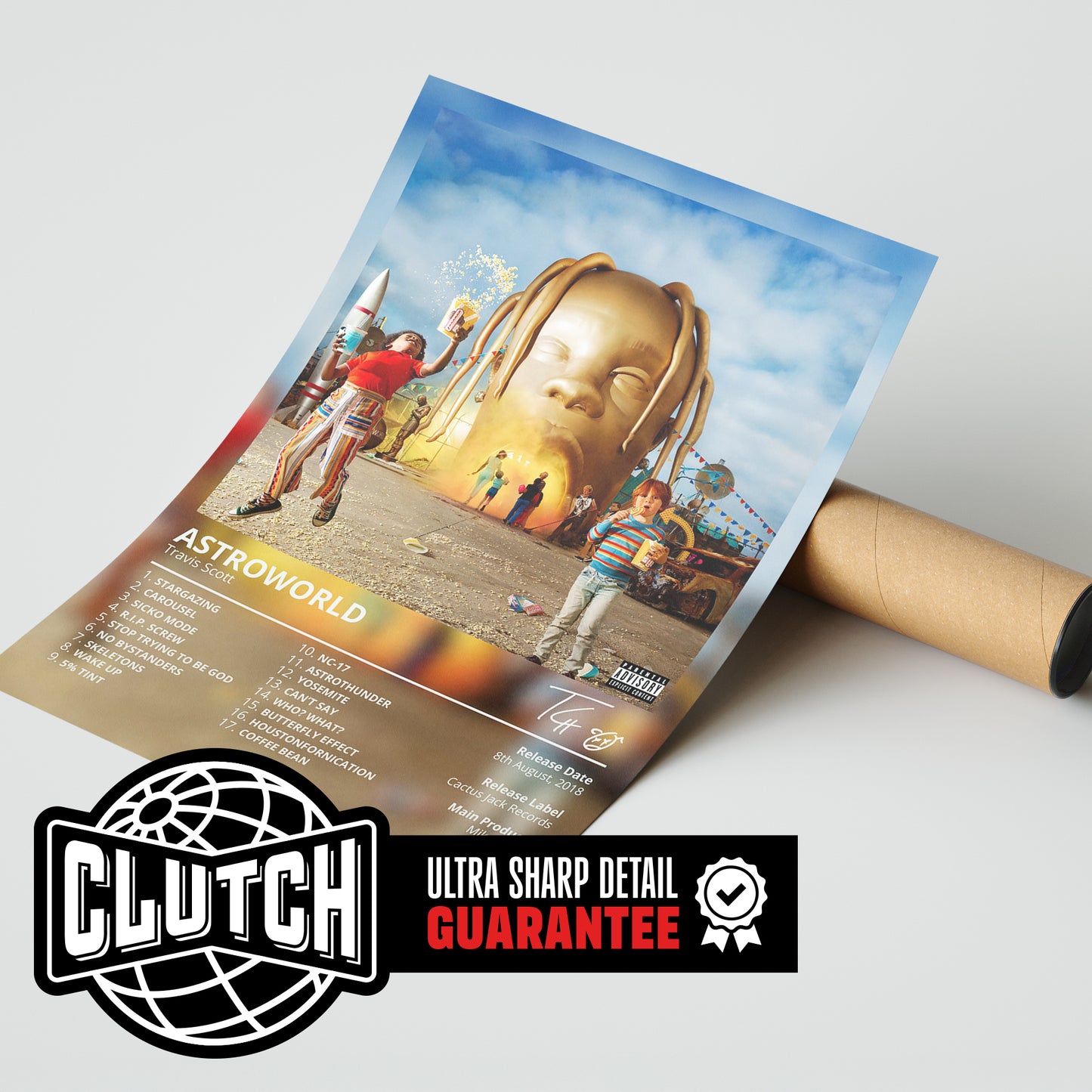 Travis Scott 'Astroworld' Album Poster