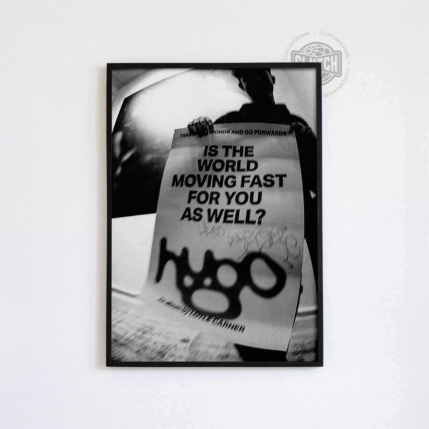 Loyle Carner 'Hugo World Moving Fast' Street Poster