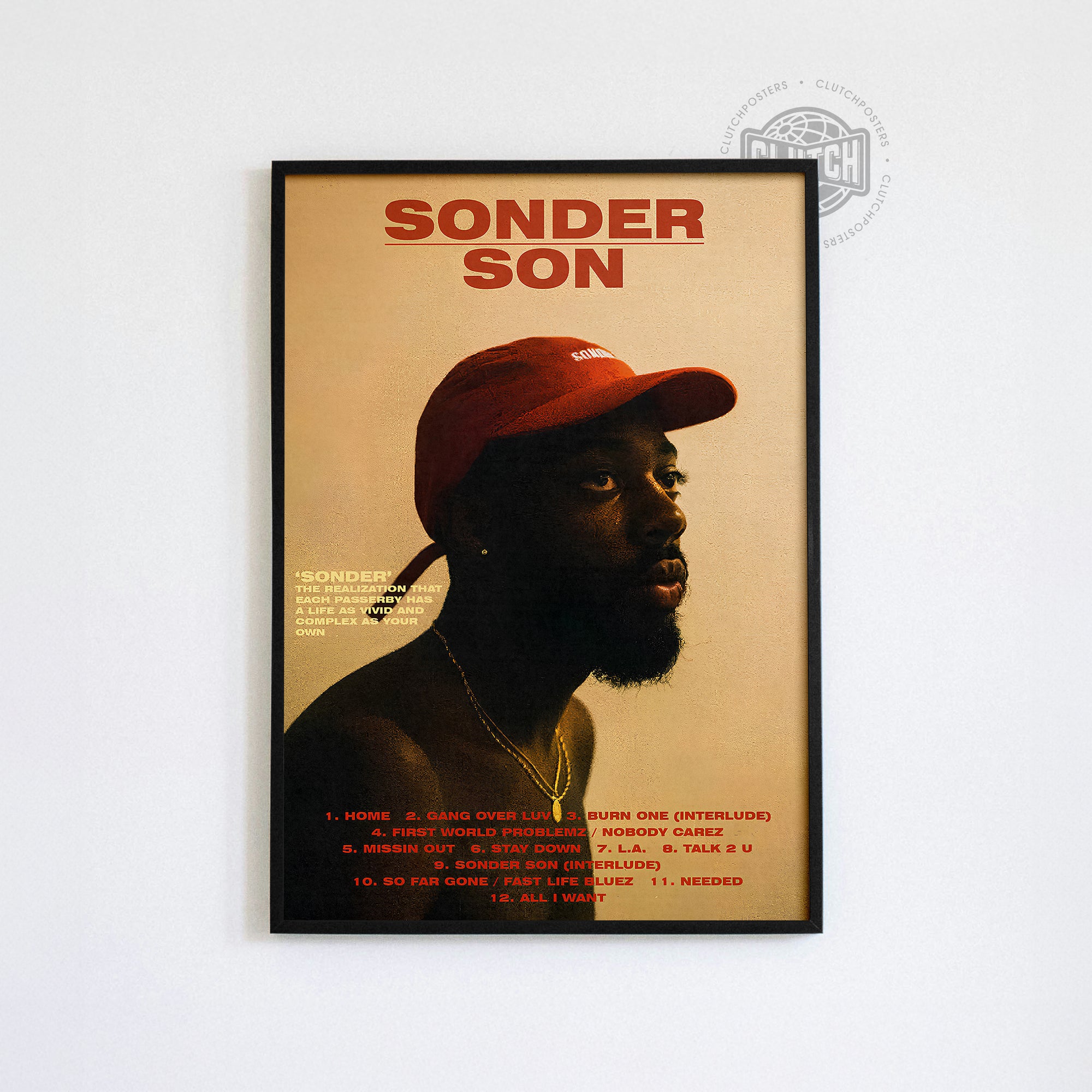 Brent Faiyaz 'Sonder Son' Tracklist Poster