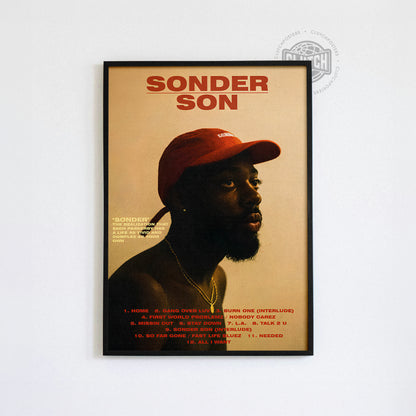 Brent Faiyaz 'Sonder Son' Tracklist Poster
