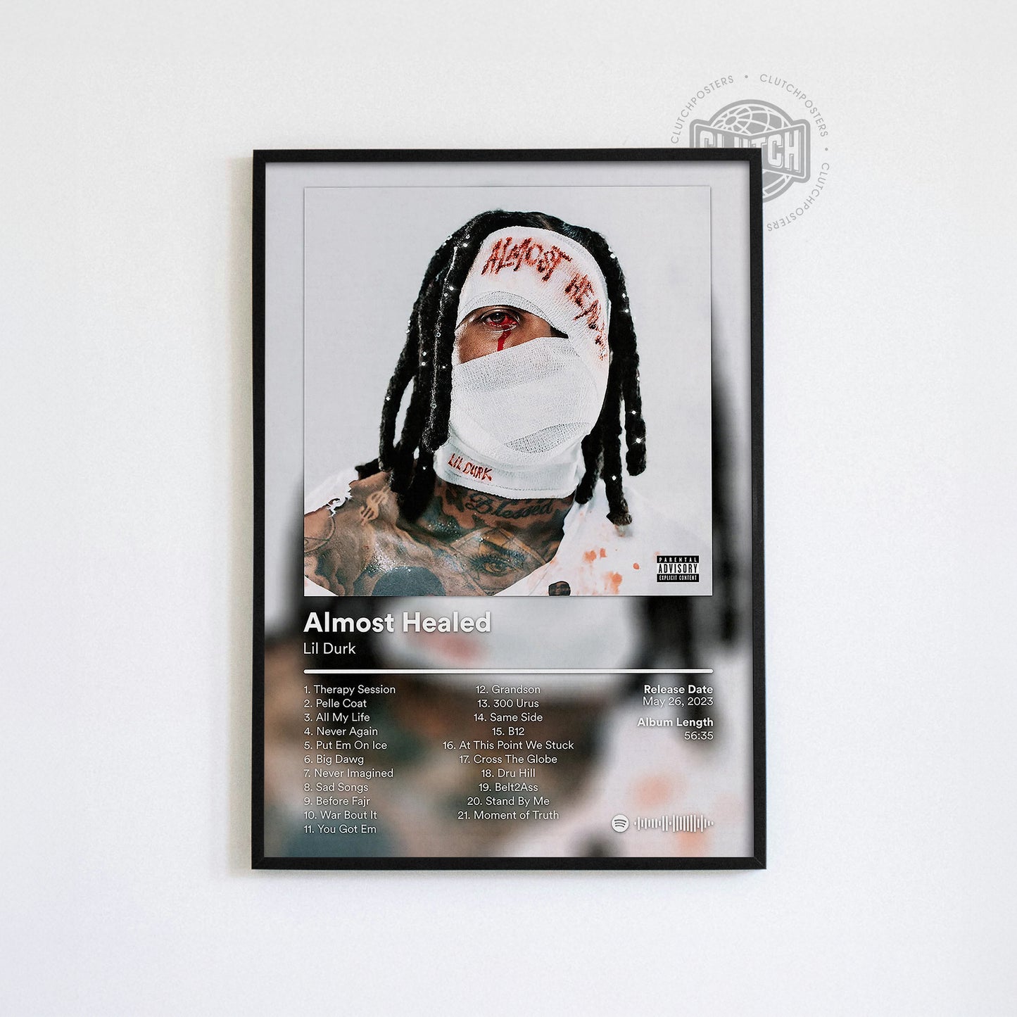 Lil Durk 'Almost Healed' Album Poster