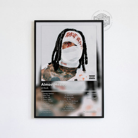 Lil Durk 'Almost Healed' Album Poster