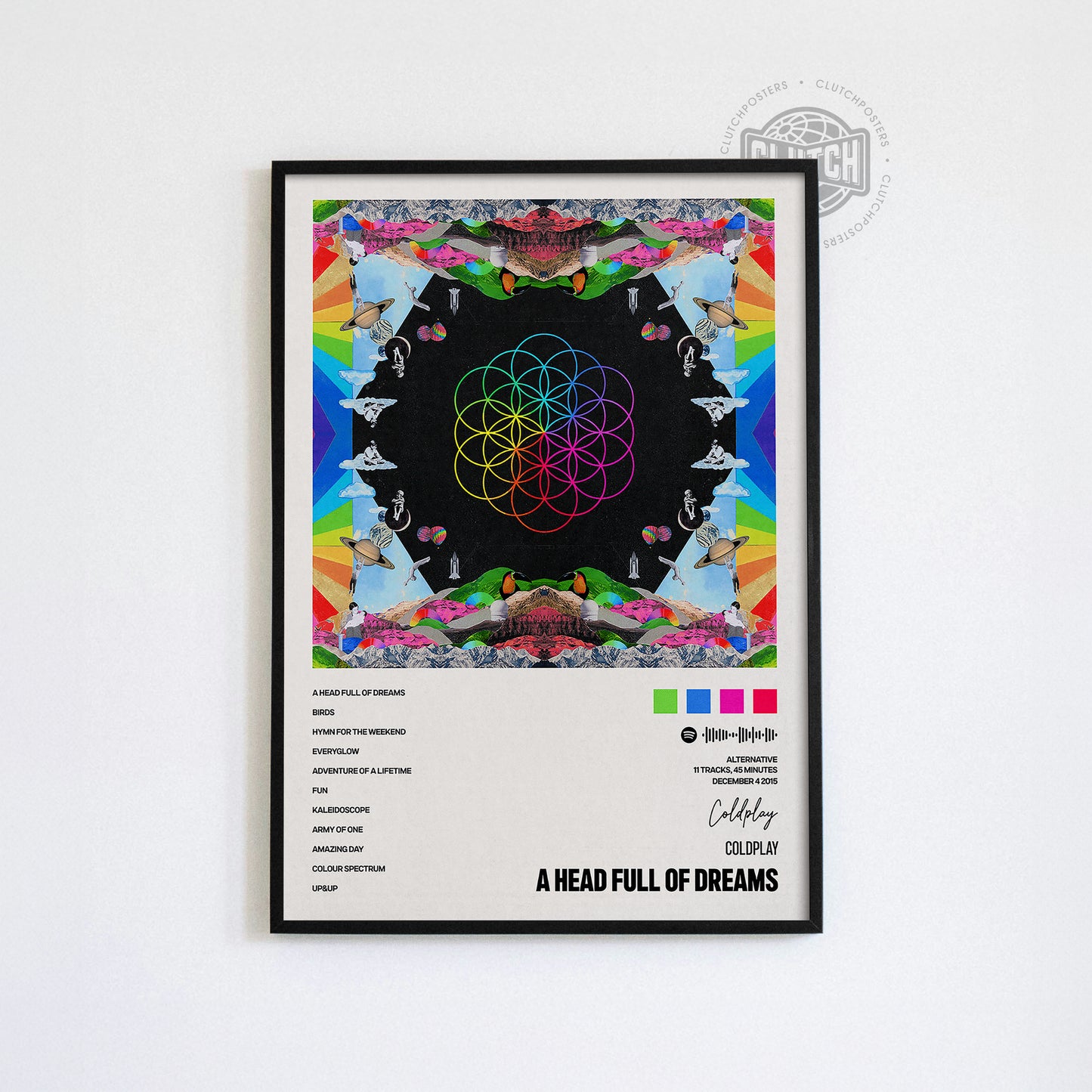 Coldplay 'A Head Full Of Dreams' Album Poster