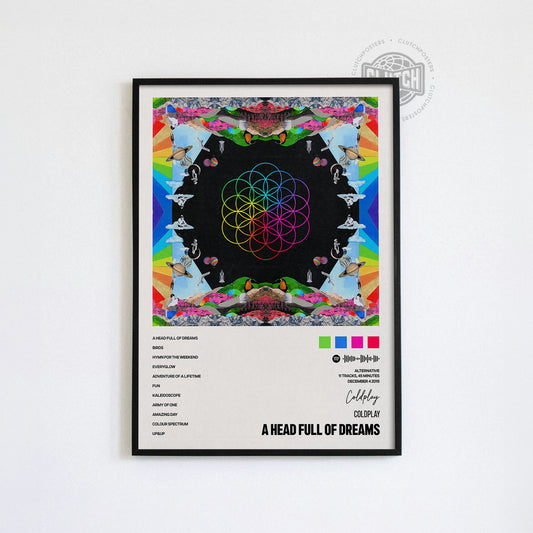 Coldplay 'A Head Full Of Dreams' Album Poster