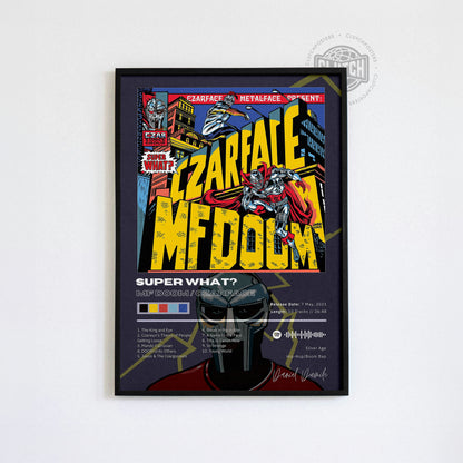 MF DOOM 'Super What?' Album Poster