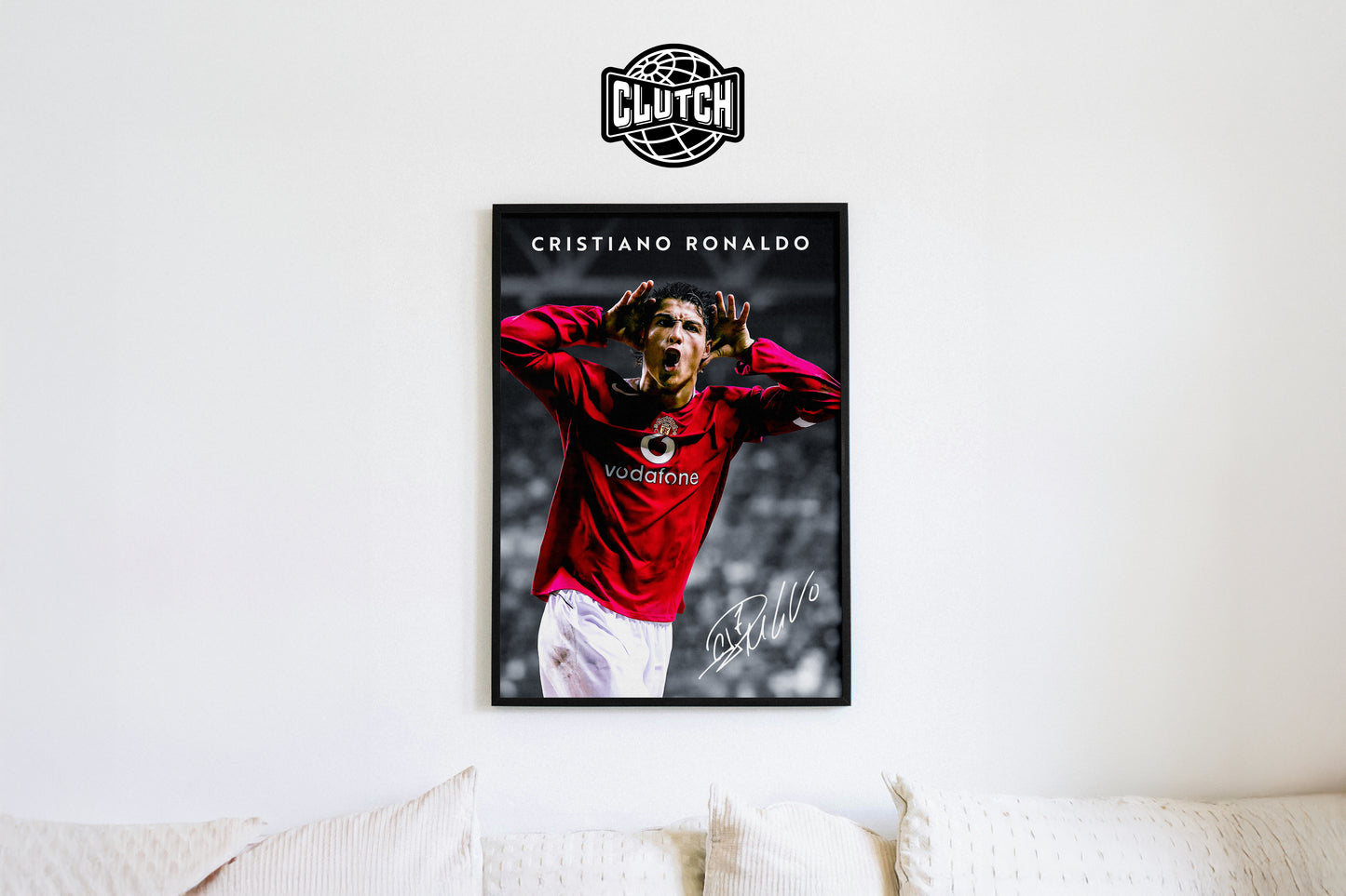 Cristiano Ronaldo Vintage Poster