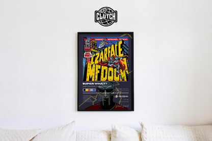 MF DOOM 'Super What?' Album Poster