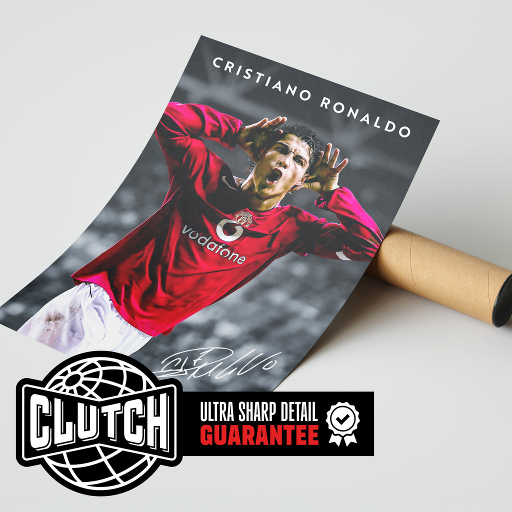 Cristiano Ronaldo Vintage Poster