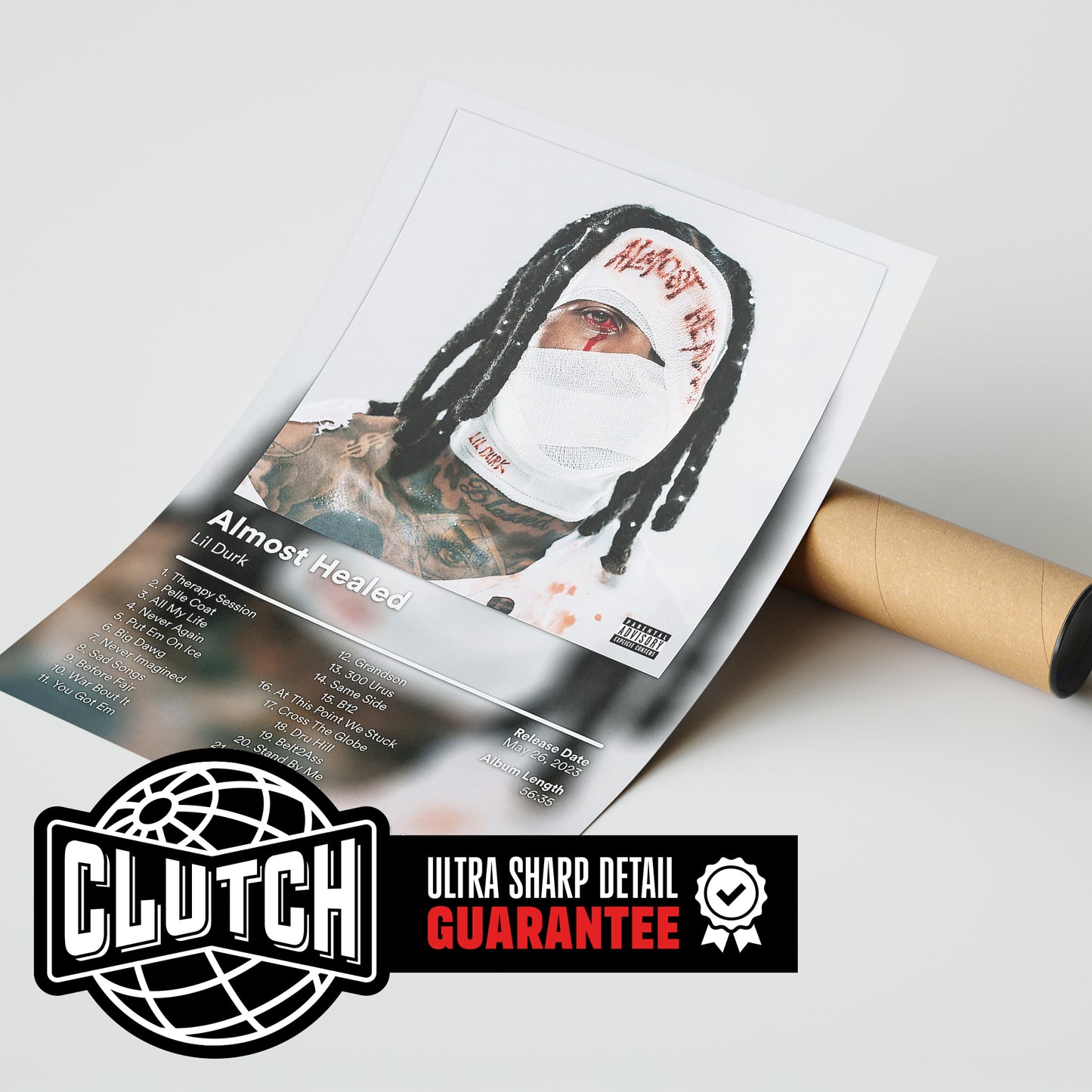 Lil Durk 'Almost Healed' Album Poster