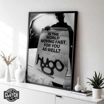 Loyle Carner 'Hugo World Moving Fast' Street Poster