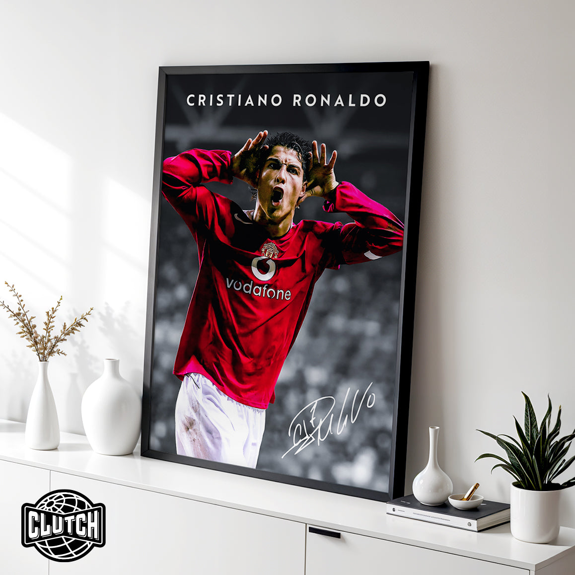 Cristiano Ronaldo Vintage Poster