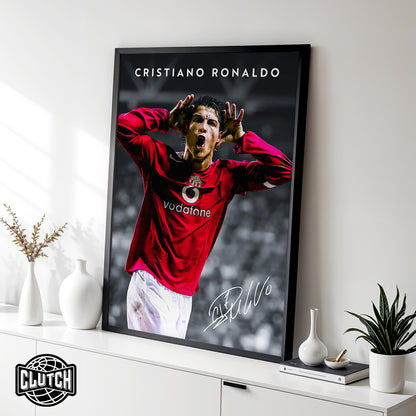 Cristiano Ronaldo Vintage Poster