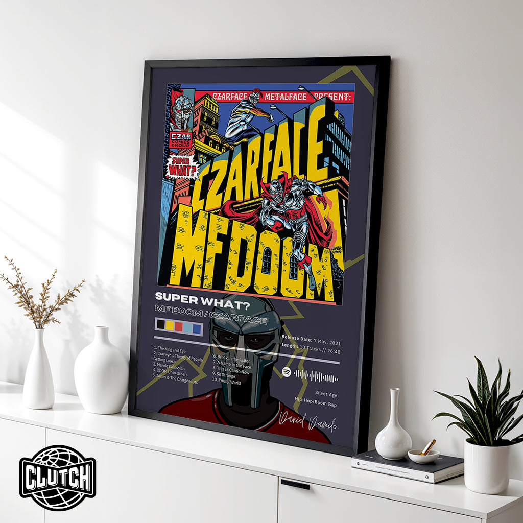 MF DOOM 'Super What?' Album Poster