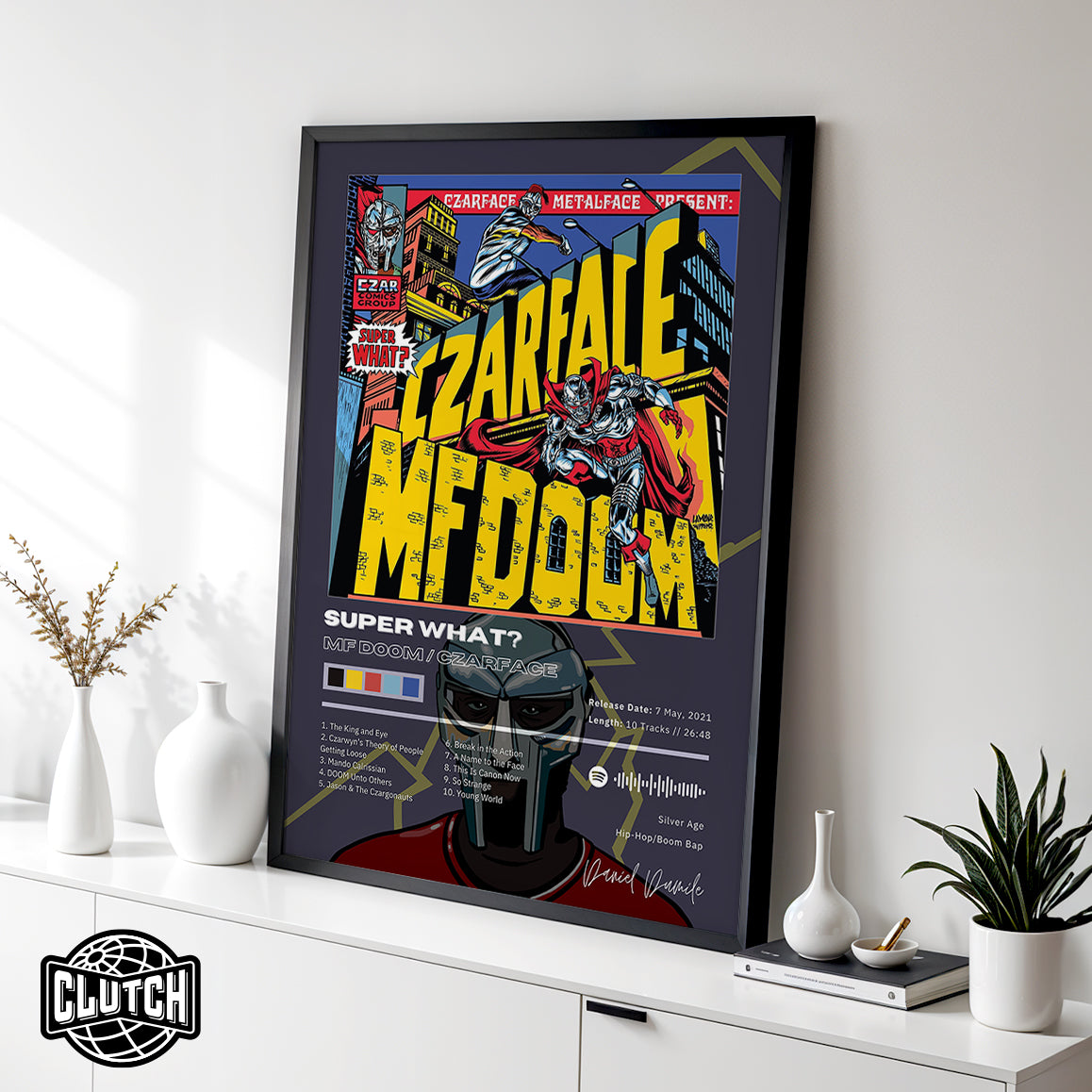 MF DOOM 'Super What?' Album Poster