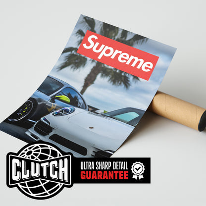 Supreme Porsche Poster
