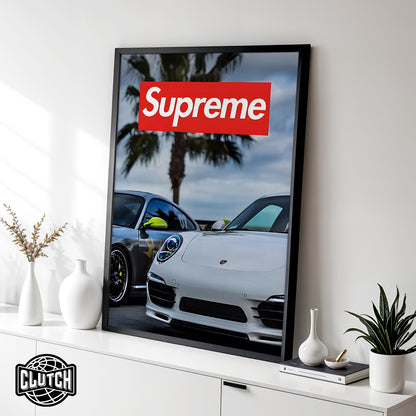 Supreme Porsche Poster