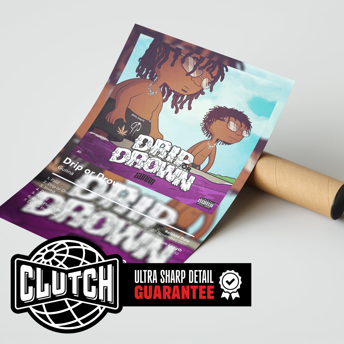 Gunna 'Drip or Drown' Album Poster