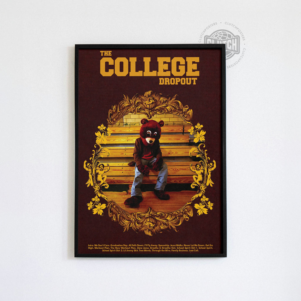 Kanye West 'The College Dropout' V1 Poster