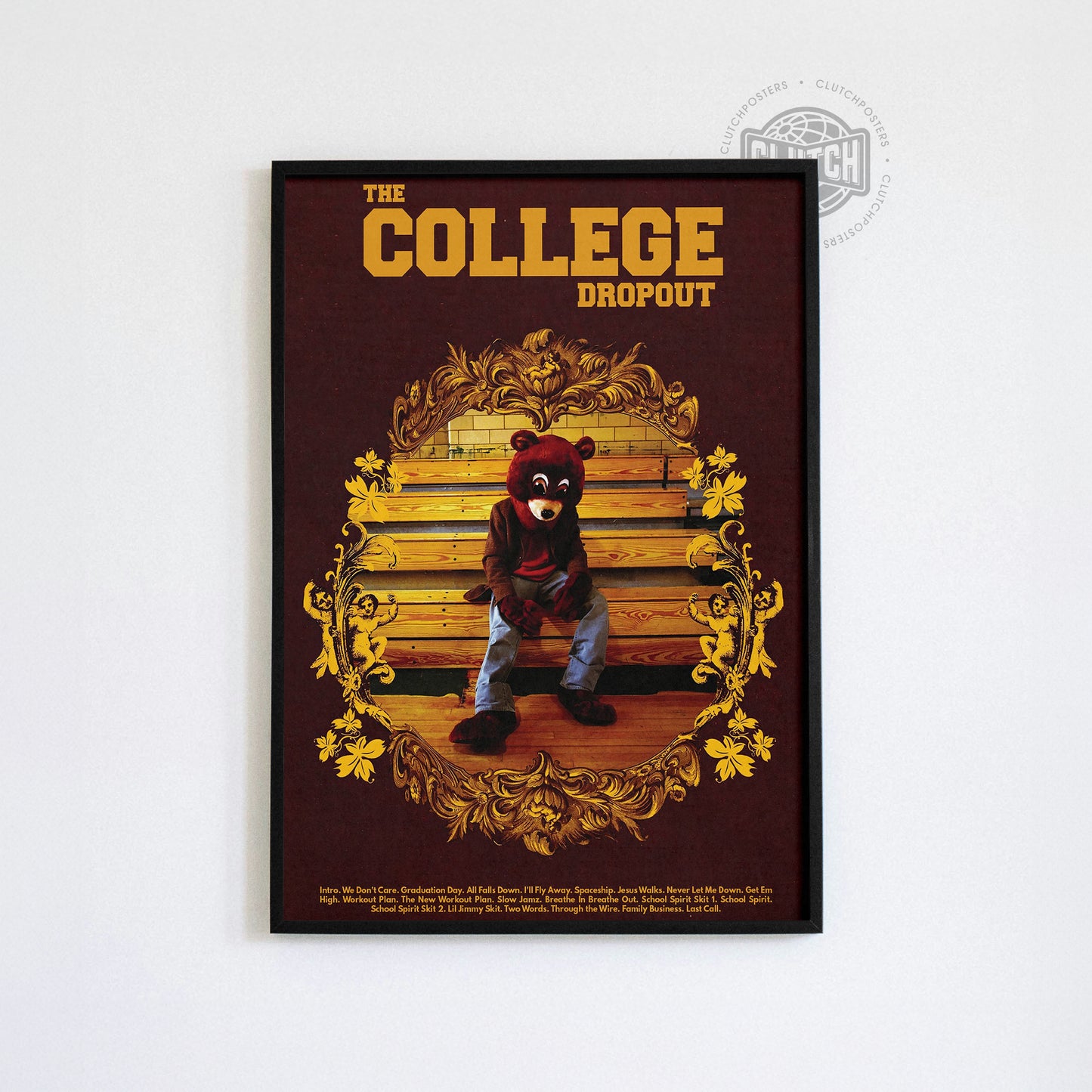 Kanye West 'The College Dropout' V1 Poster