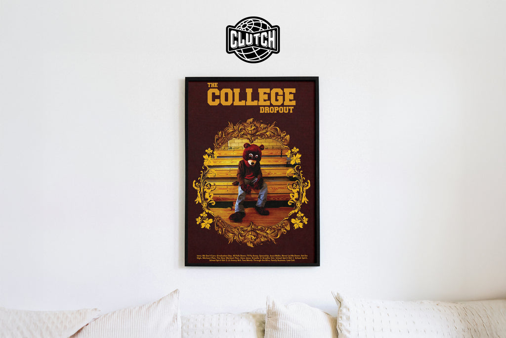 Kanye West 'The College Dropout' V1 Poster