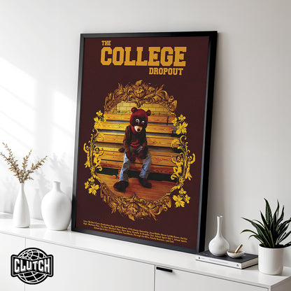 Kanye West 'The College Dropout' V1 Poster
