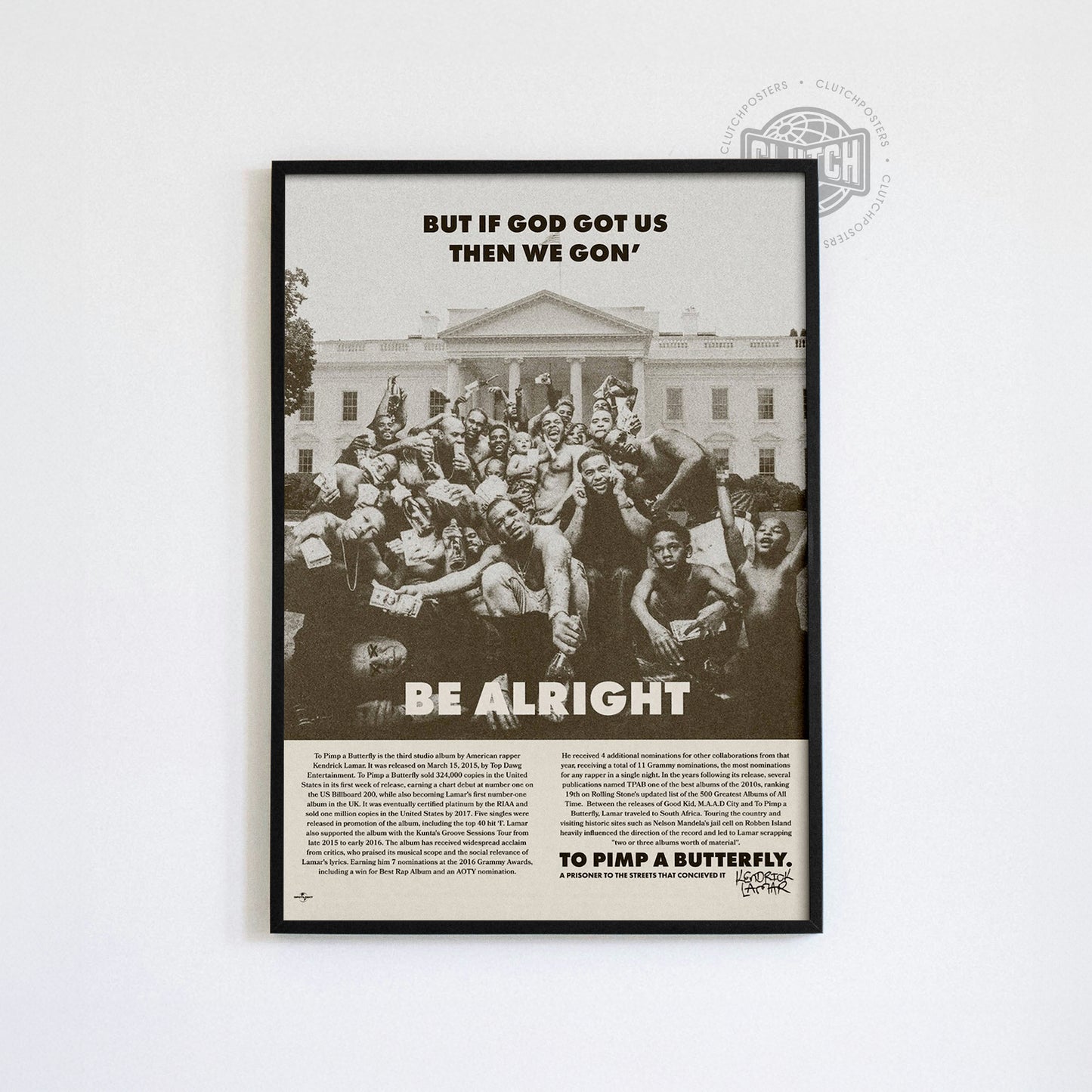 Kendrick Lamar 'We Gon Be Alright' Poster