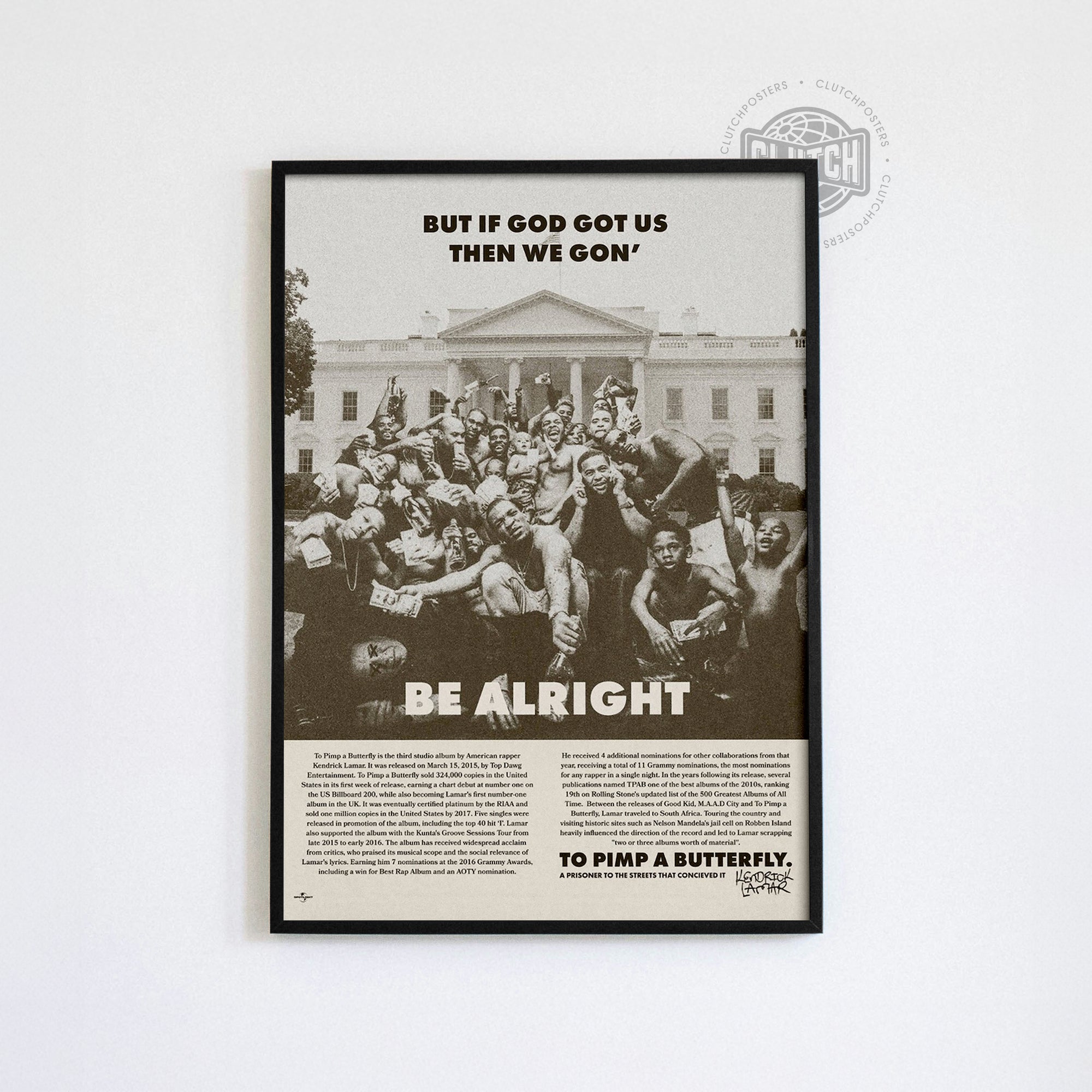 Kendrick Lamar 'We Gon Be Alright' Poster