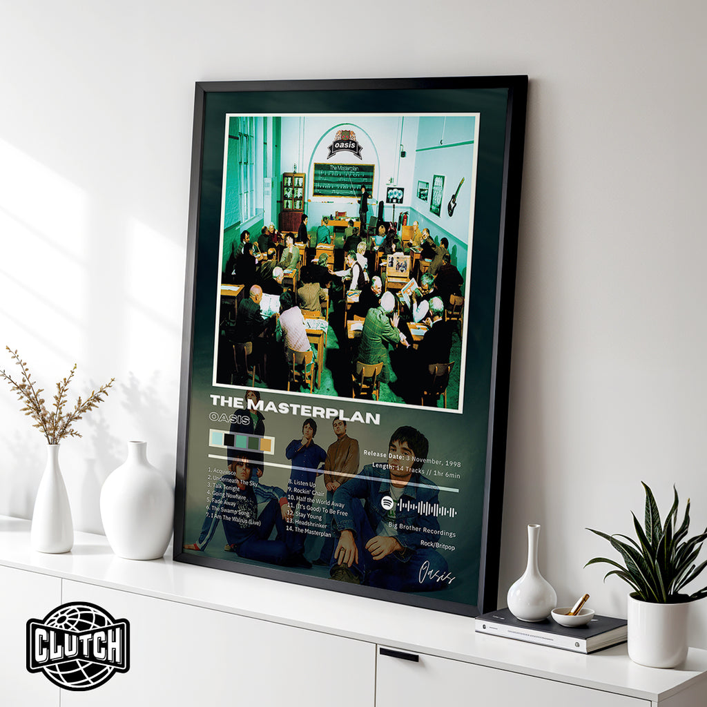 Oasis 'The Masterplan' Album Poster