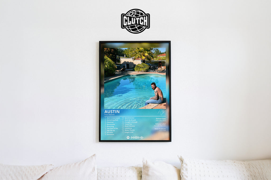 Post Malone 'Austin' Album Poster