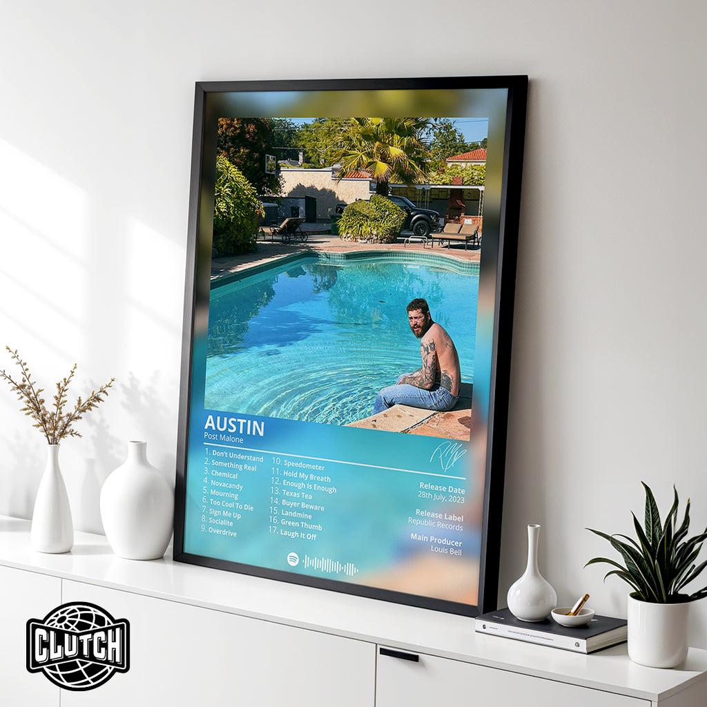 Post Malone 'Austin' Album Poster