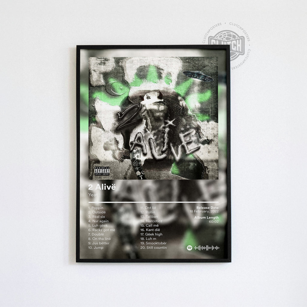 Yeat '2 Alivë' Album Poster