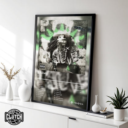 Yeat '2 Alivë' Album Poster