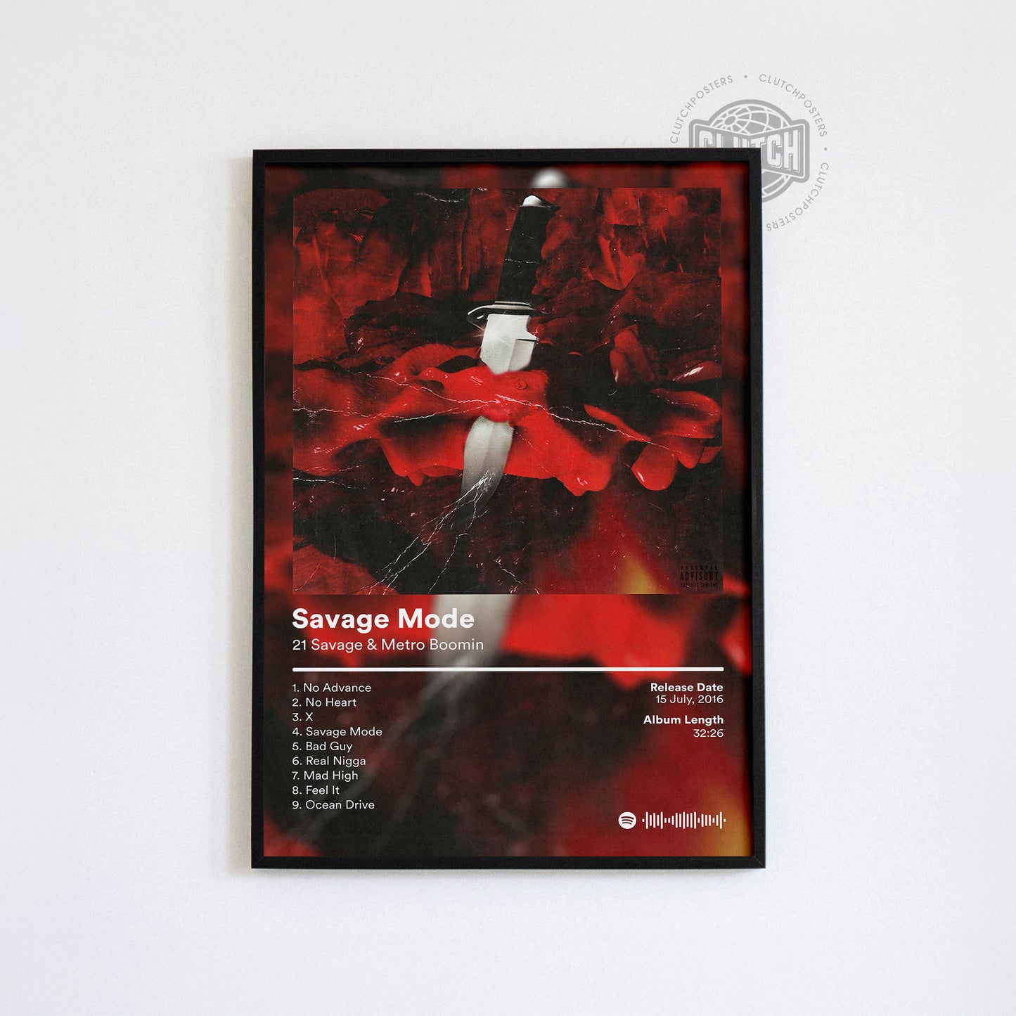 21 Savage 'Savage Mode' Album Poster