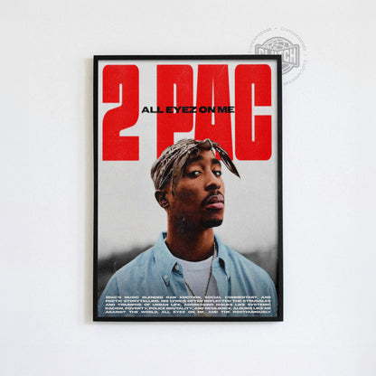 2PAC 'All Eyez On Me' Poster