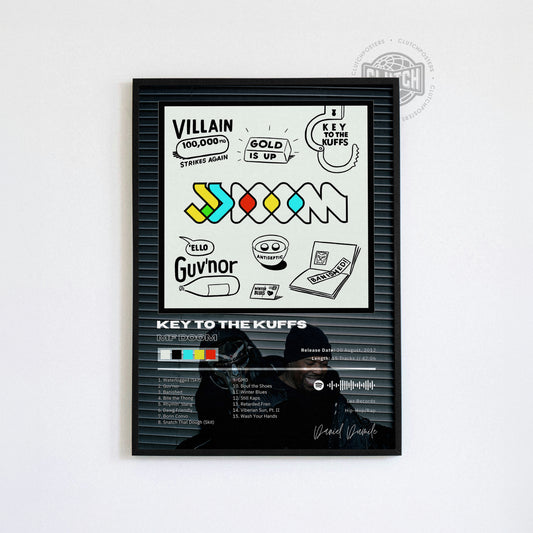 MF DOOM 'Key To The Cuffs' Album Poster