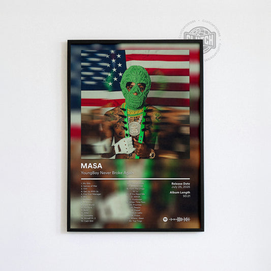 NBA YoungBoy 'MASA' Album Poster