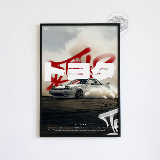Toyota AE86 Poster