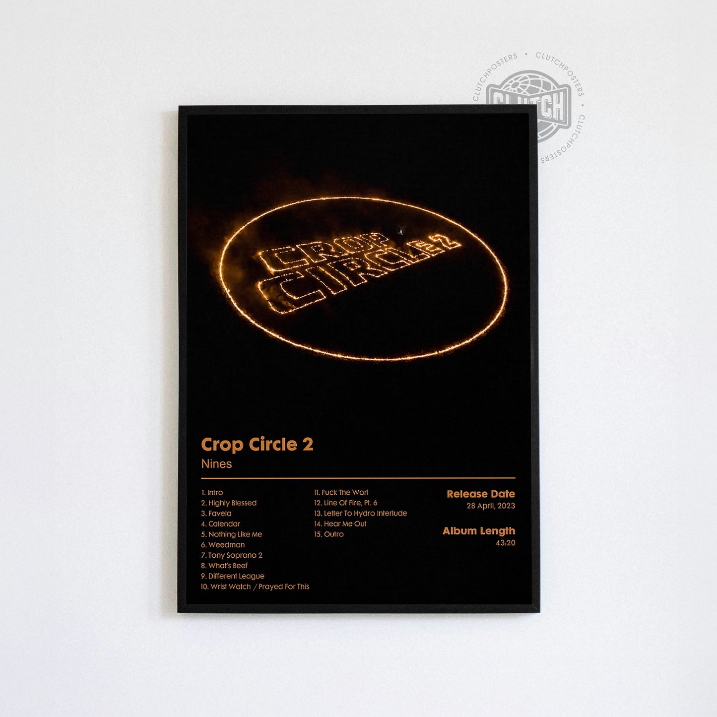 Nines 'Crop Circle 2' Album Poster