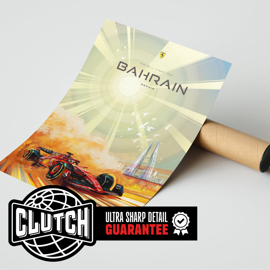 Bahrain Grand Prix F1 Poster