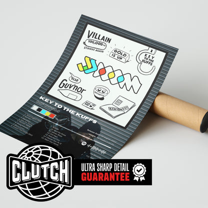 MF DOOM 'Key To The Cuffs' Album Poster